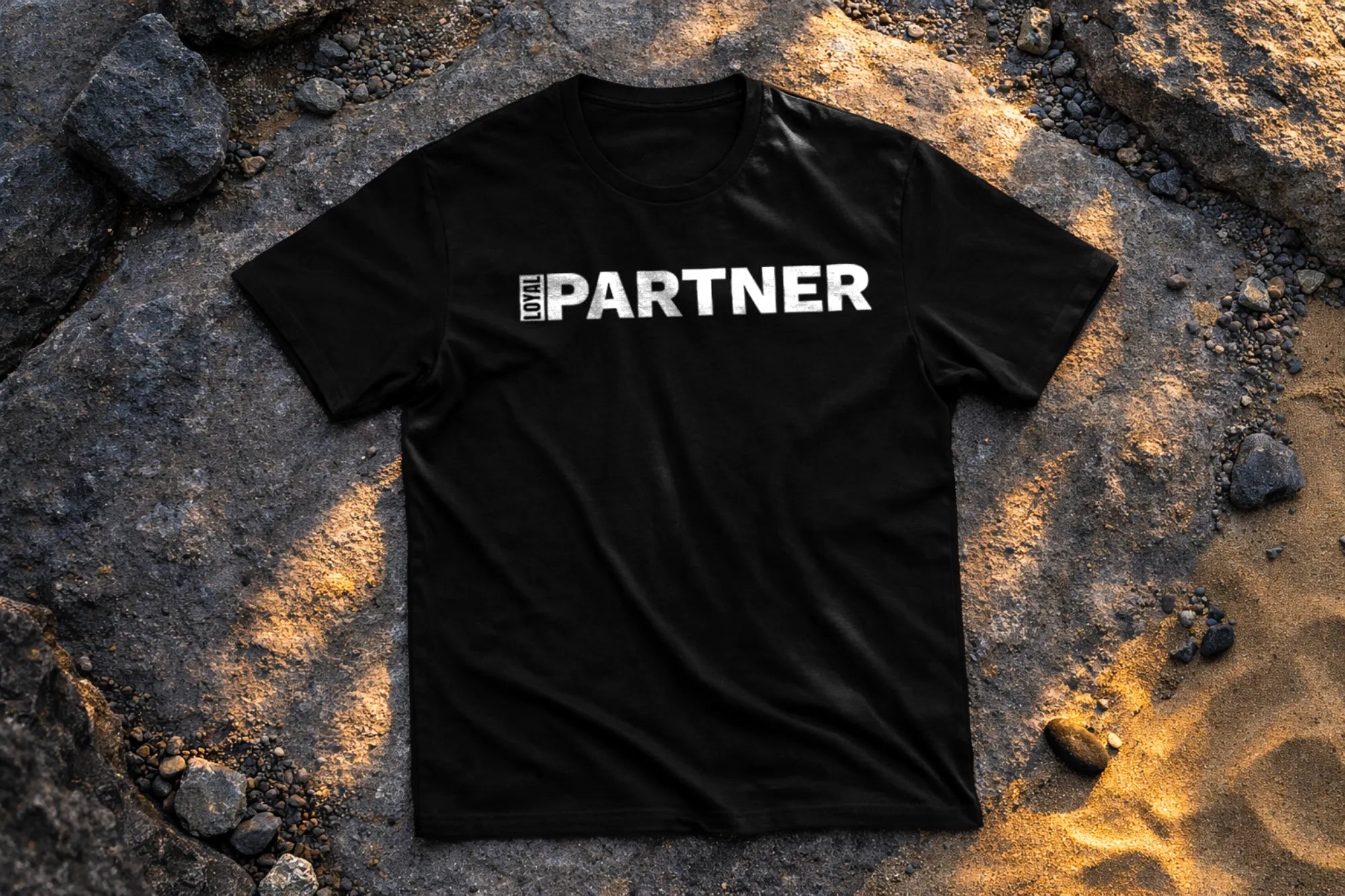Loyal Partner Shirt – Minimal Relationship Statement Tee