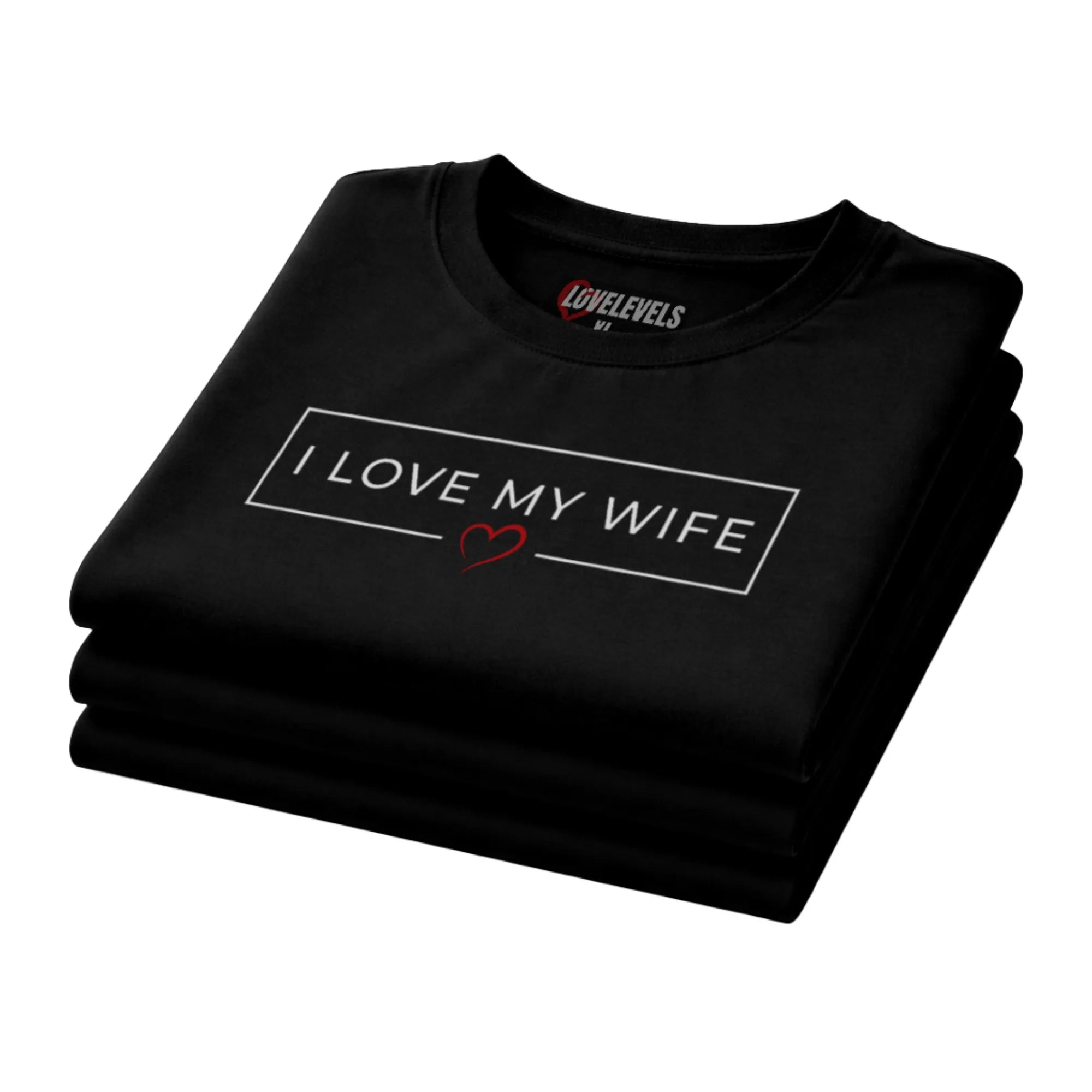 I Love My Wife Minimal Box – Romantic Husband Statement Tee