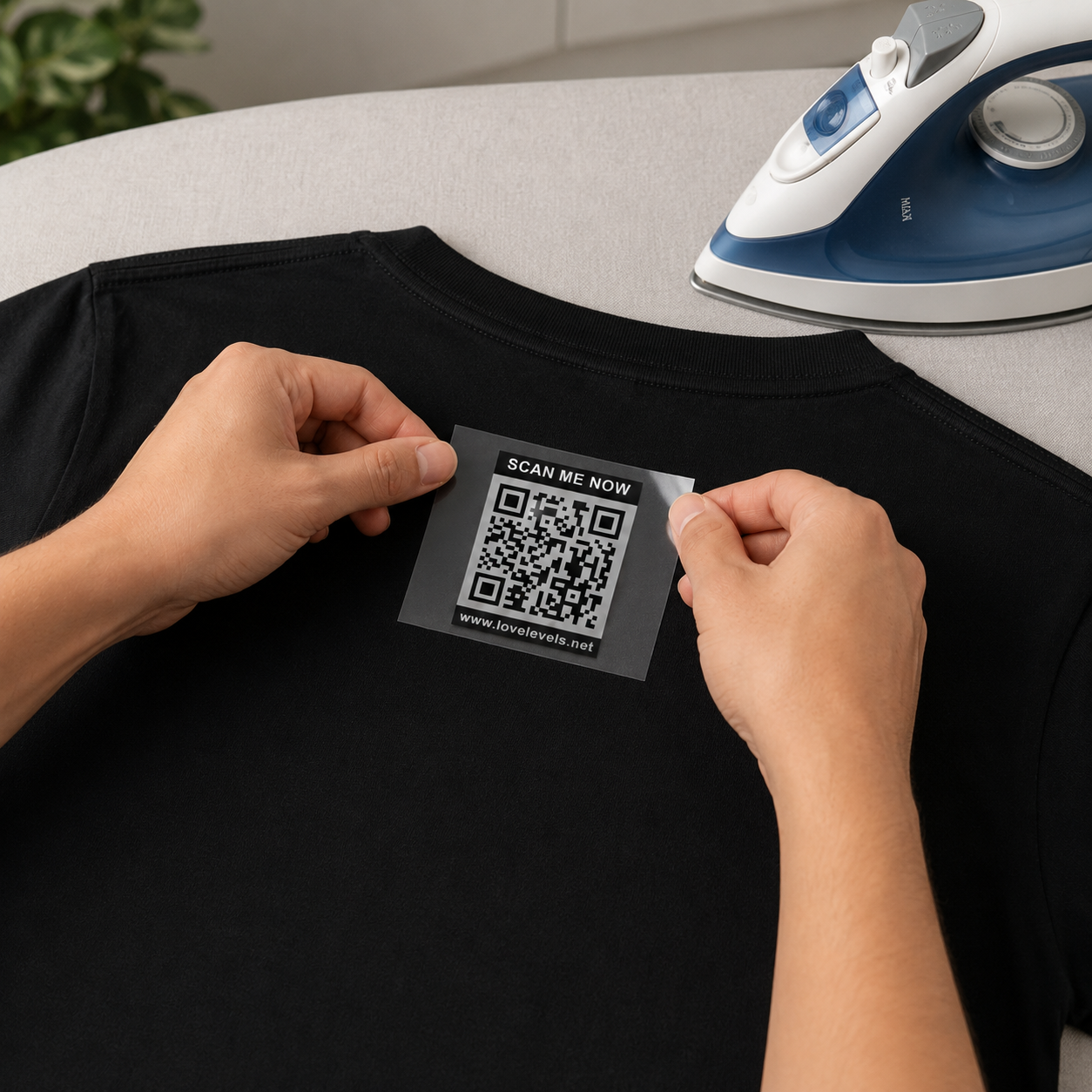 Ready-To-Press QR DTF Transfer