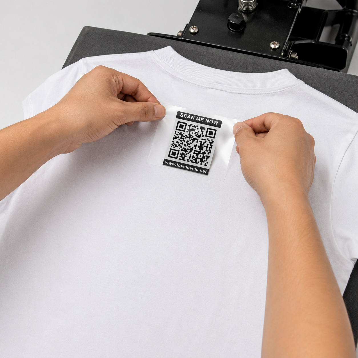 Ready-To-Press QR DTF Transfer