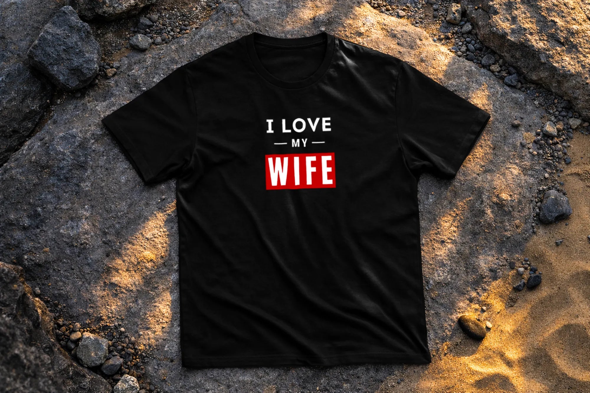 I Love My Wife Shirt – Romantic Husband Statement Tee