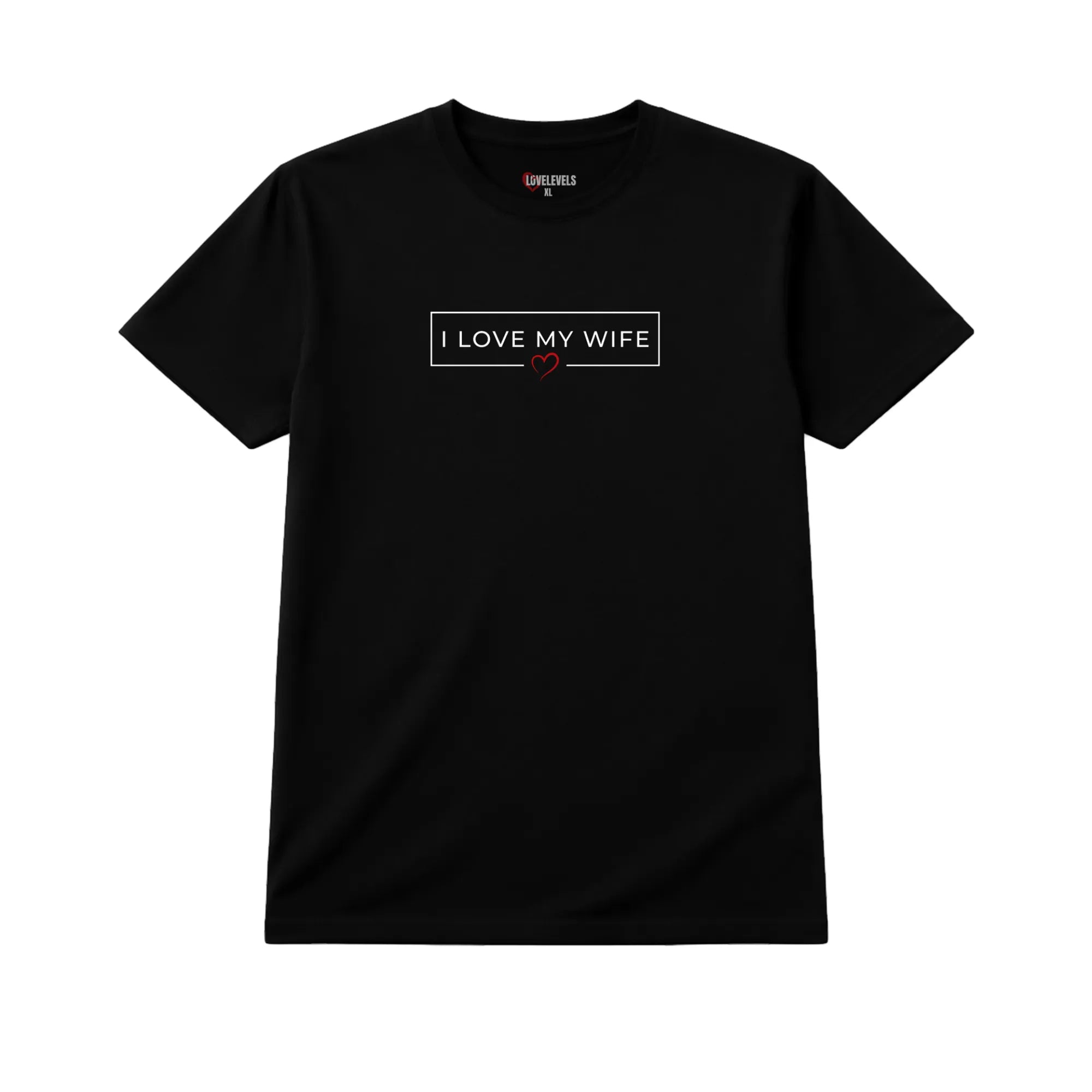 I Love My Wife Minimal Box – Romantic Husband Statement Tee