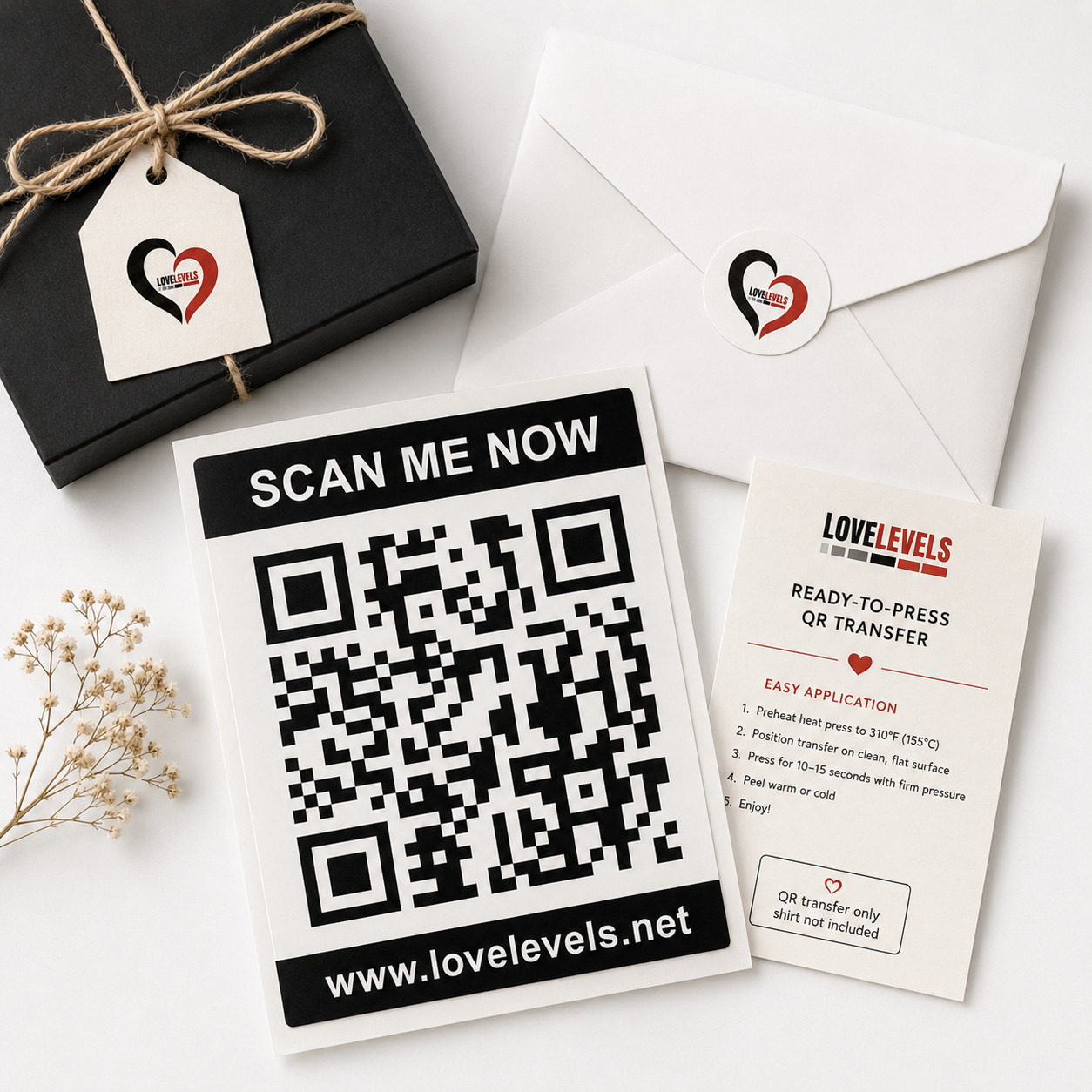 Ready-To-Press QR DTF Transfer