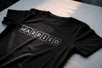 MARRIED Boxed Letter Badge Tee
