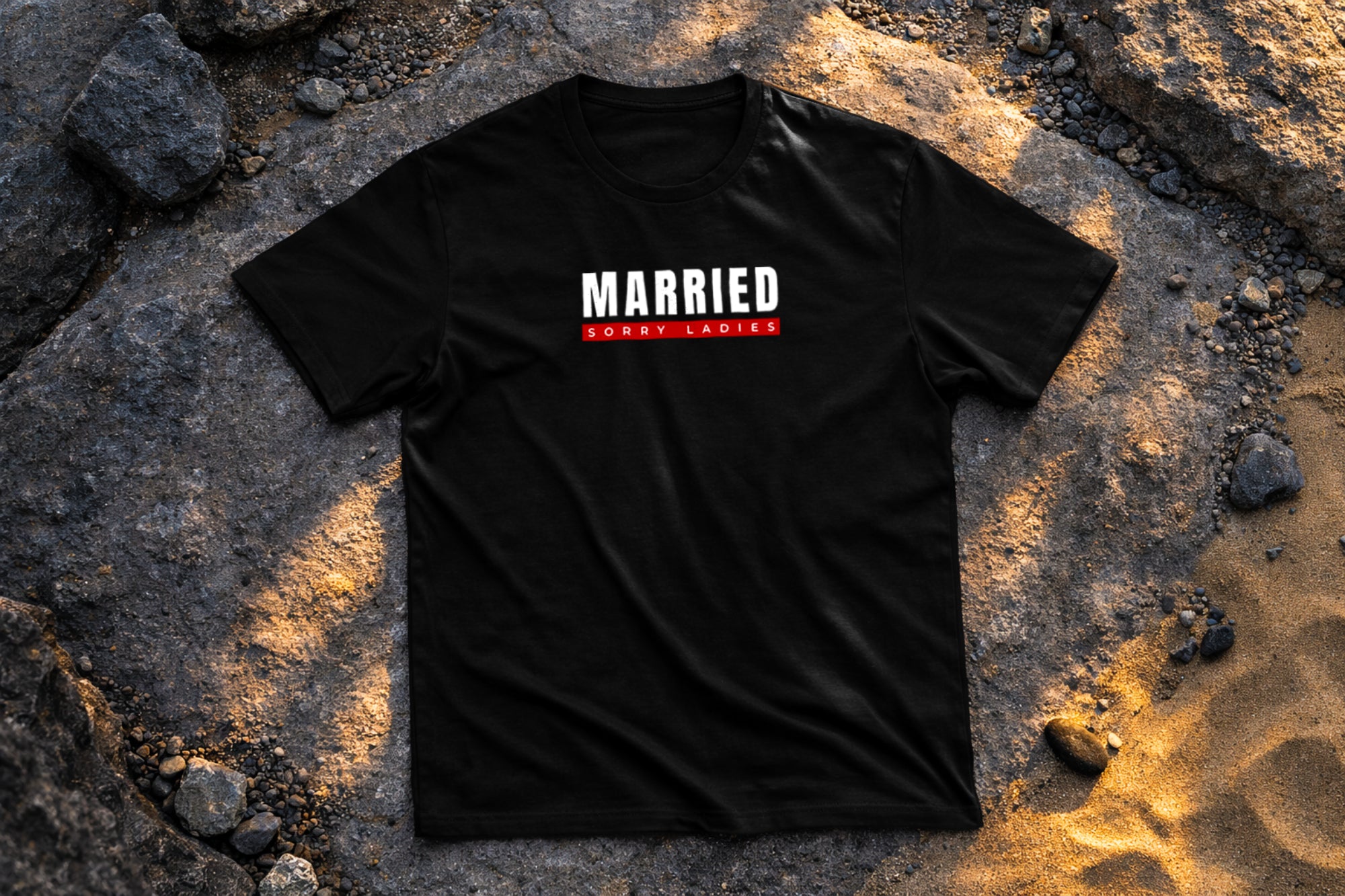 Married Sorry Ladies Shirt – Bold Husband Statement Tee