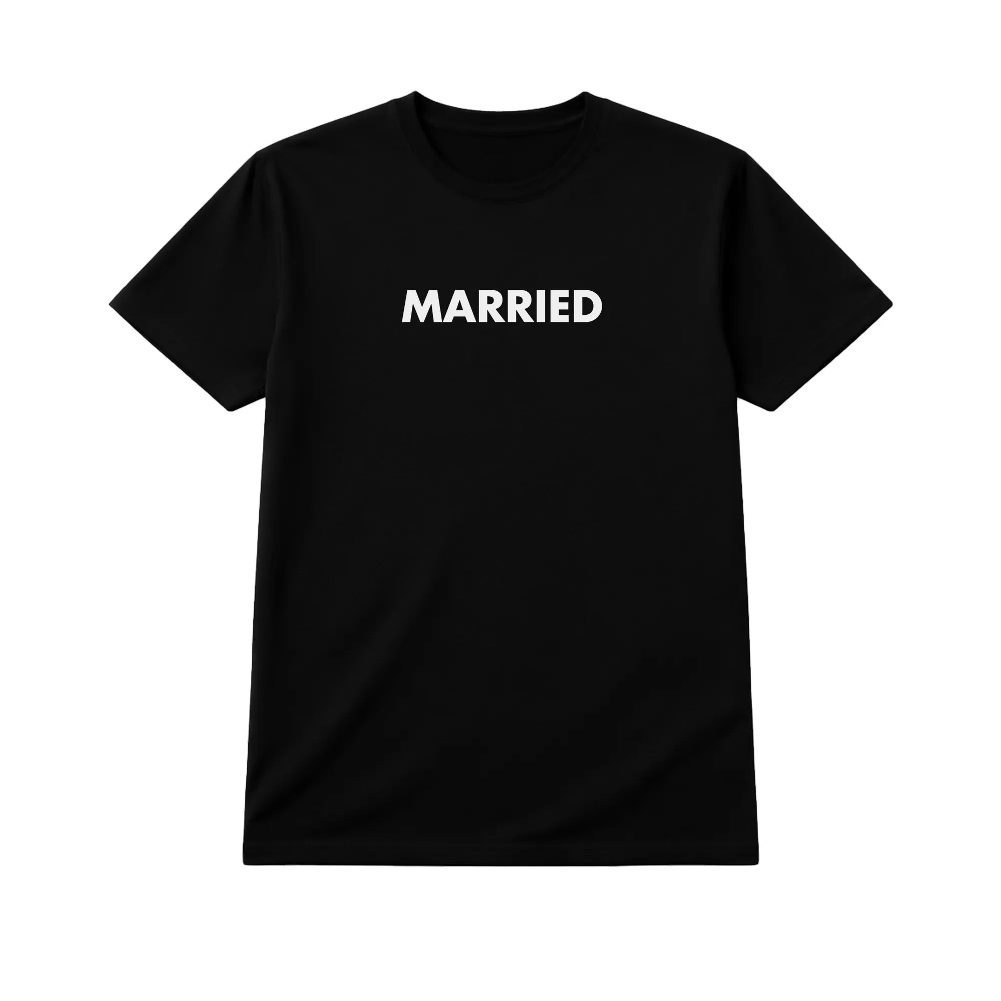 MARRIED Bold Block Statement Tee