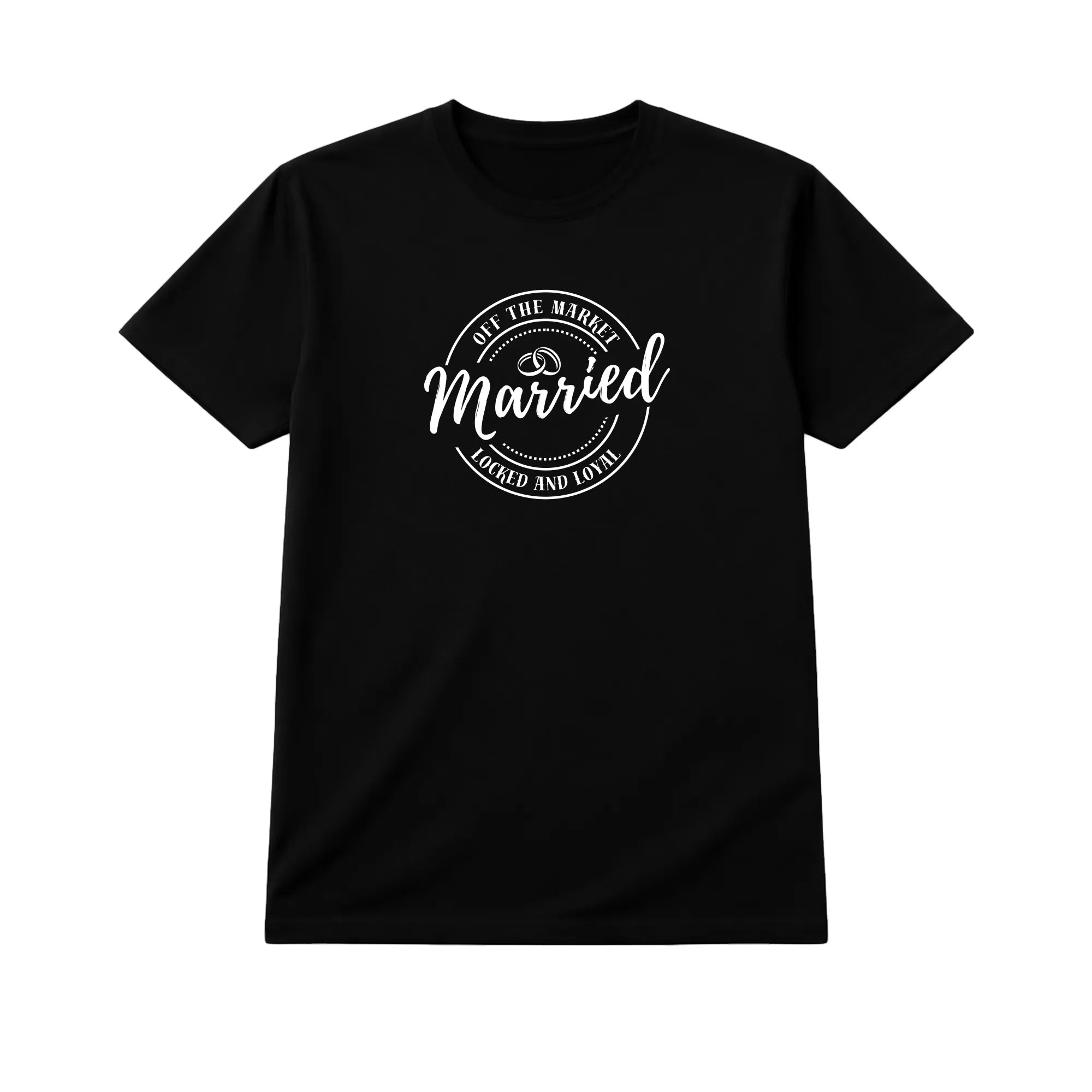 Off The Market Married Shirt – Locked and Loyal Husband Tee