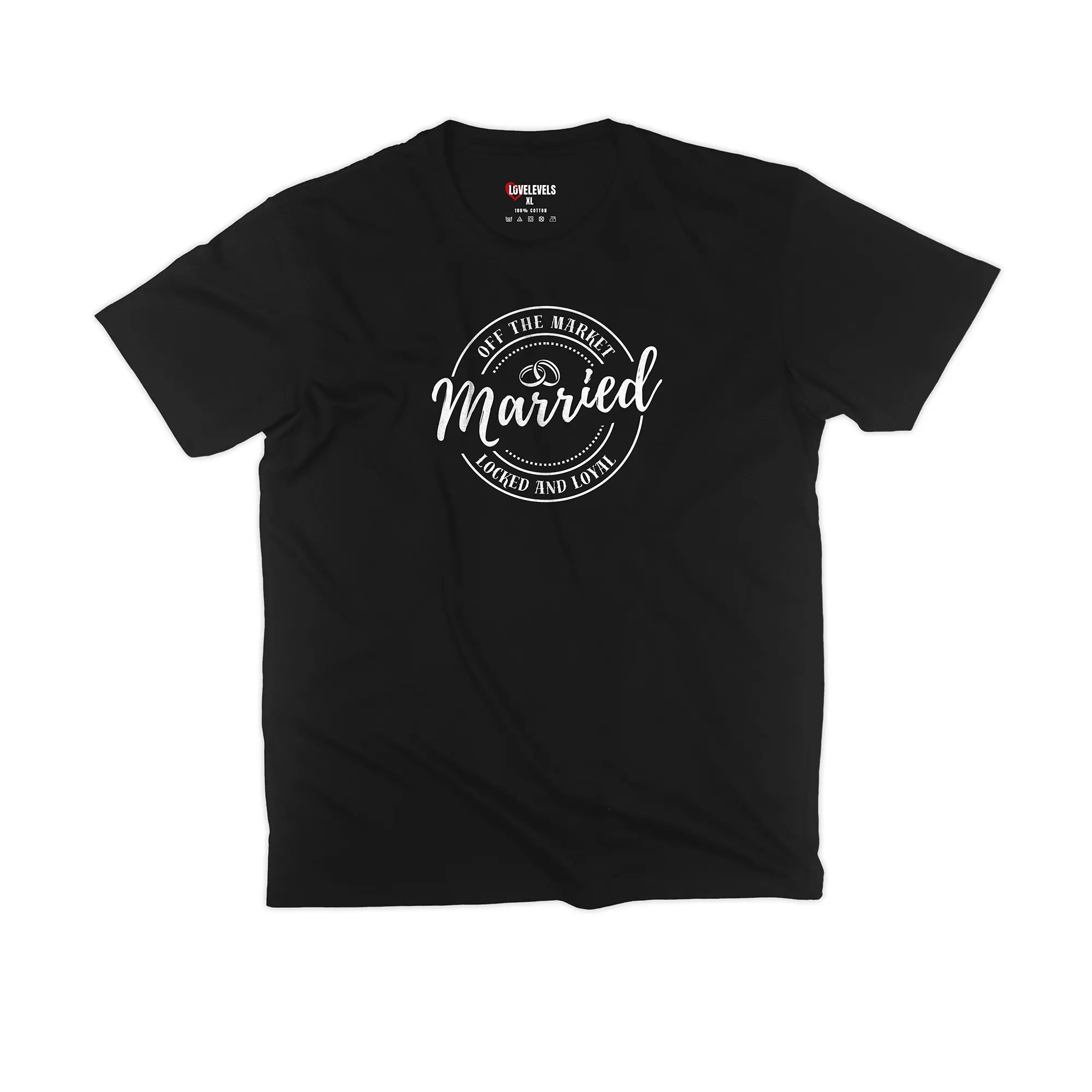 Off The Market Married Shirt – Locked and Loyal Husband Tee