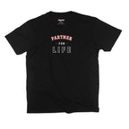 Partner For Life Varsity Outline – Romantic Relationship Statement Tee