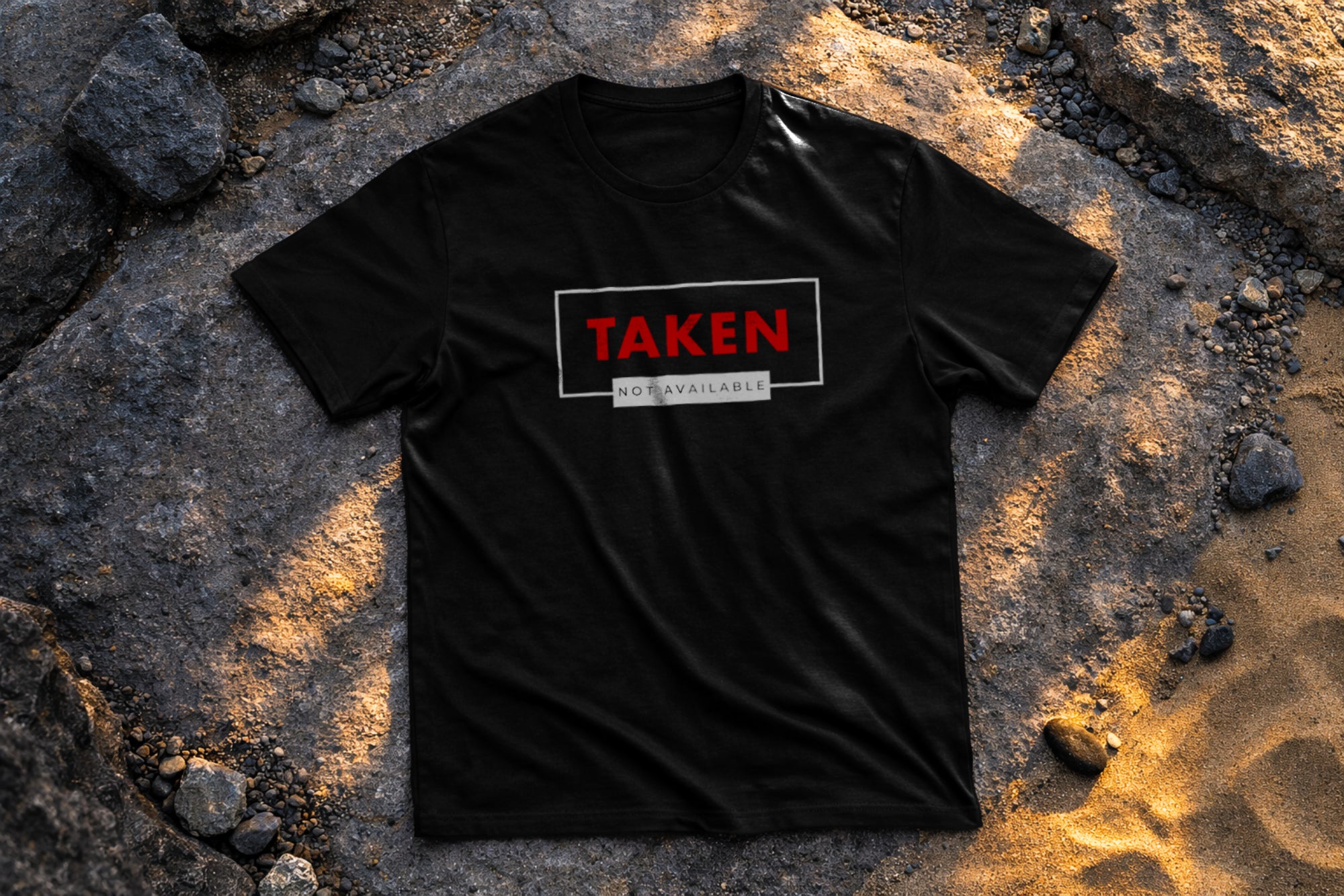 Taken Not Available Relationship Shirt – Loyal Partner Statement Tee