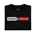 Taken & Proud Split Color Block – Statement Tee