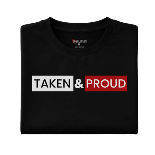 Taken & Proud Split Color Block – Statement Tee