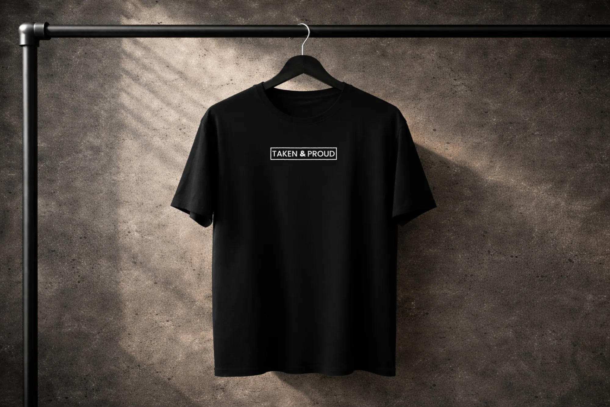 Taken & Proud Full Outline Bar Statement Tee